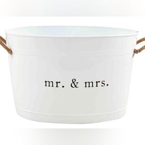 Mud Pie - Mr. And Mrs. Beverage Tub ⭐Best Seller @ Mud Pie ⭐